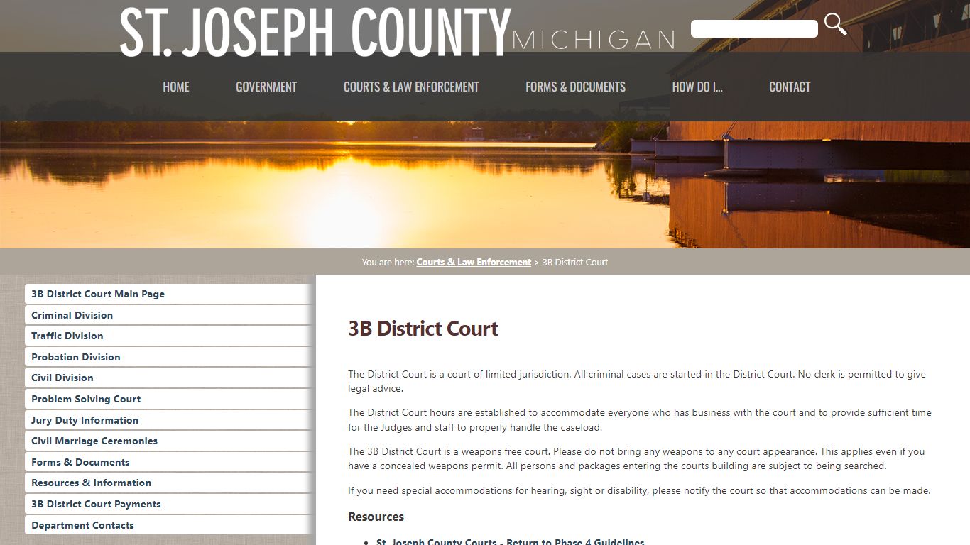 3B District Court - St. Joseph County Michigan